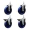 Service Caster 5 Inch Solid Polyurethane 12 MM Threaded Stem Caster Set 2 Brakes SCC SCC-TS20S514-SPUS-M1215-2-PLB-2 - alternate 1